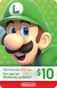 NINTENDO ESHOP GIFT CARD 10