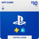 PSN GIFT CARD 10