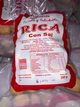 Galleta de nuez rica con sal