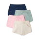 Short unicolor: azul, verde, rosa, beige 5T