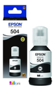 BOTELLA DE TINTA EPSON T-504 BLACK 127ML