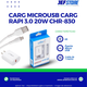 CARG MICRO USB CARGRAPI 3.0 20W CHR-830