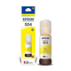 BOTELLA DE TINTA EPSON T-504 YELLOW 70ML