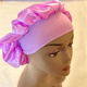 gorro de satin  de colores  hueco