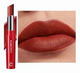 coral encanto ,rojo metalizado , maravilloso ,labial  FIX 24 horas rojo actitud de esika  empaque rojo