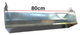 comedero metal sin rejilla 80cm