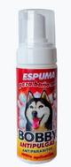 Espuma baño seco Bobby antipulgas antiparasitos Fco 175ml