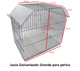 Jaula para perico galvanizado grande