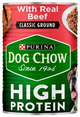 Dog chow Hihg protein carne 368gr