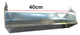 comedero metal sin rejilla 40cm