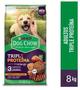 Dog chow Adulto TT triple proteína carne, pollo y pescado 8kg