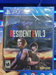RESIDENT EVIL 3 NUEVO  NUEVO PS4