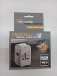 Adaptador universal internacional con 2 USB