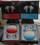 Auriculares Inalambricos Noga BT Twins 29 Azul y Rojo