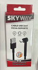 Cable cargador Usb - TIpo C 2.4A con soporte 90  SkyWay