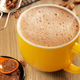 chocolate espumoso