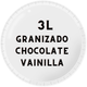 HELADO POTE 3L (Granizado-Chocolate-Vainilla)