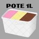 HELADO POTE 1L (chocolate - Americana)