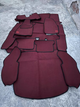 ALFOMBRA DE VOCHO COMPLETA COLOR VINO