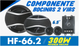 55COMPONENTE BOCINA HF-66.2 6.5" 2 VIAS HF AUDIO 300W