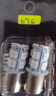 696FOCO LED 1141 (1156-5013-R) EVOLUM BAU 15S BOLA UN POLO PATAS PAREJAS 3W 12V