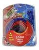258KIT DE CABLE DE INSTALACION STINGER KIT-04 3,000W 2 MACHO A 4 MACHO