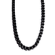 Cadenas variadas de acero inoxidable negras #10