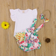 BB2-Blusa blanca y calzon floreado talla 18-24m (Reventa)