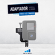 Adaptador vertical aluminio