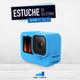 Estuche de silicona gopro 9 - 10 - 11 - 12 (celeste)