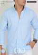 CAMISA AZUL CLARO M/L