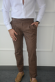 PANTALON MARRON OSCURO STRECH