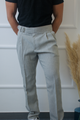 PANTALON GRIS EXCLUSIVE LINO
