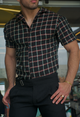 CAMISA NEGRA R/VER/ROJ NM