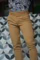 PANTALON LINO MARRON OSC