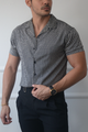 CAMISA NEGRA/BEIGE NM