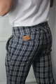PANTALON NEGRO CUADROS