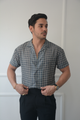 CAMISA AZUL CUADROS NM