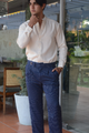 PANTALON AZUL OSCURO RAYAS