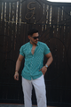 CAMISA AQUA R/FINAS