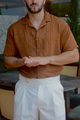 CAMISA TERRACOTTA M/C