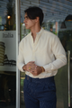CAMISA CREMA LINO M/L