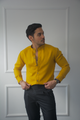 CAMISA MOSTAZA LINO M/L