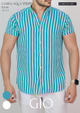 CAMISA AQUA STRIPES