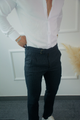 PANTALON ITALIANO TEJIDO AZUL