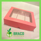 Caja Bisagra c/ Visor 3 Divisiones 22x17x5 V126
