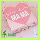 Caja Cierre Corazón Rosa 18x18x7,5