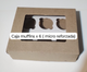 Caja Micro con Visor 6 Muffins