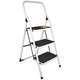 ESCALERA PLEGABLE,3 PELDAÑOS,PRETUL