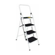 ESCALERA PLEGABLE,4 PELDAÑOS,PRETUL